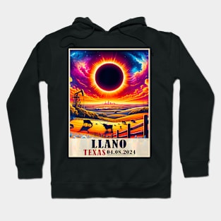 Llano Texas Total Solar Eclipse 2024 Totatily Hoodie